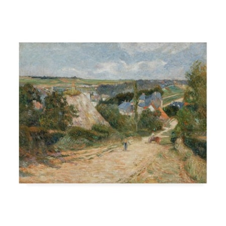 Trademark Fine Art Gauguin 'Entrance to the Village of Osny' Canvas Art, 18x24 AA01394-C1824GG